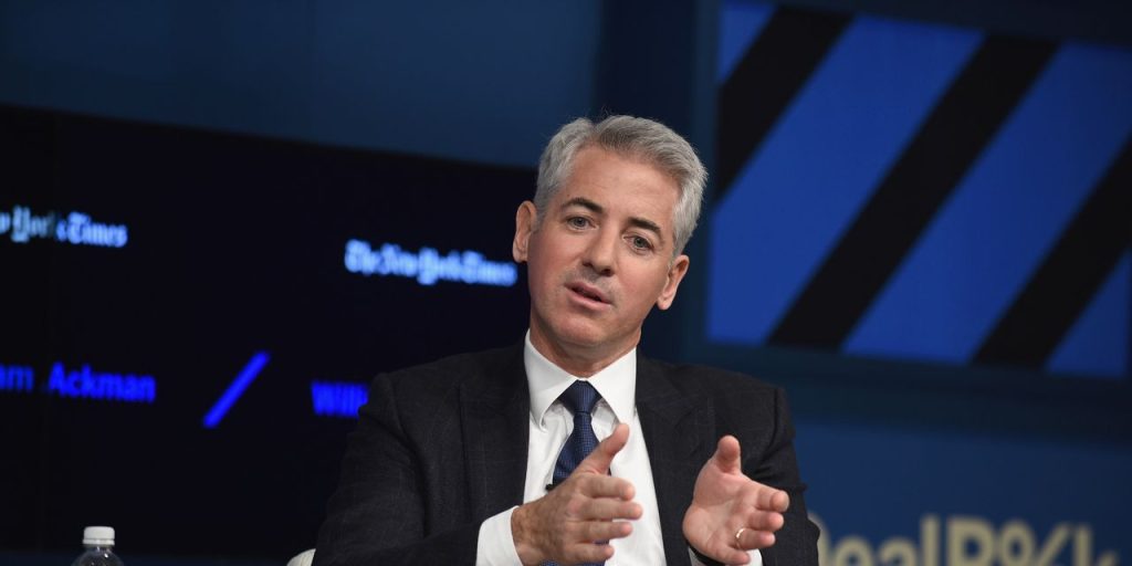 Bill Ackman says Treasury yields are going higher in a hurry, and that investors should shun U.S. government debt