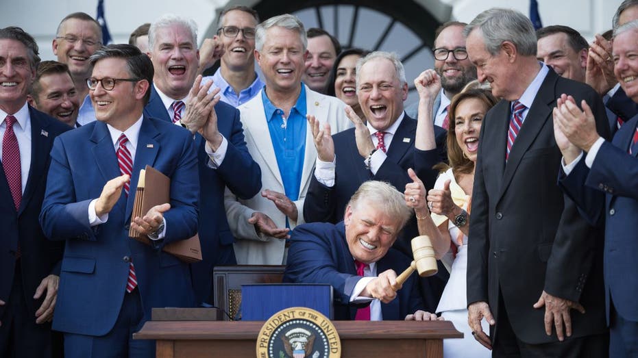 Donald Trump celebrates 'big, beautiful bill'